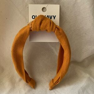 Old Navy Knot Headband - wild papaya color - one size women’s